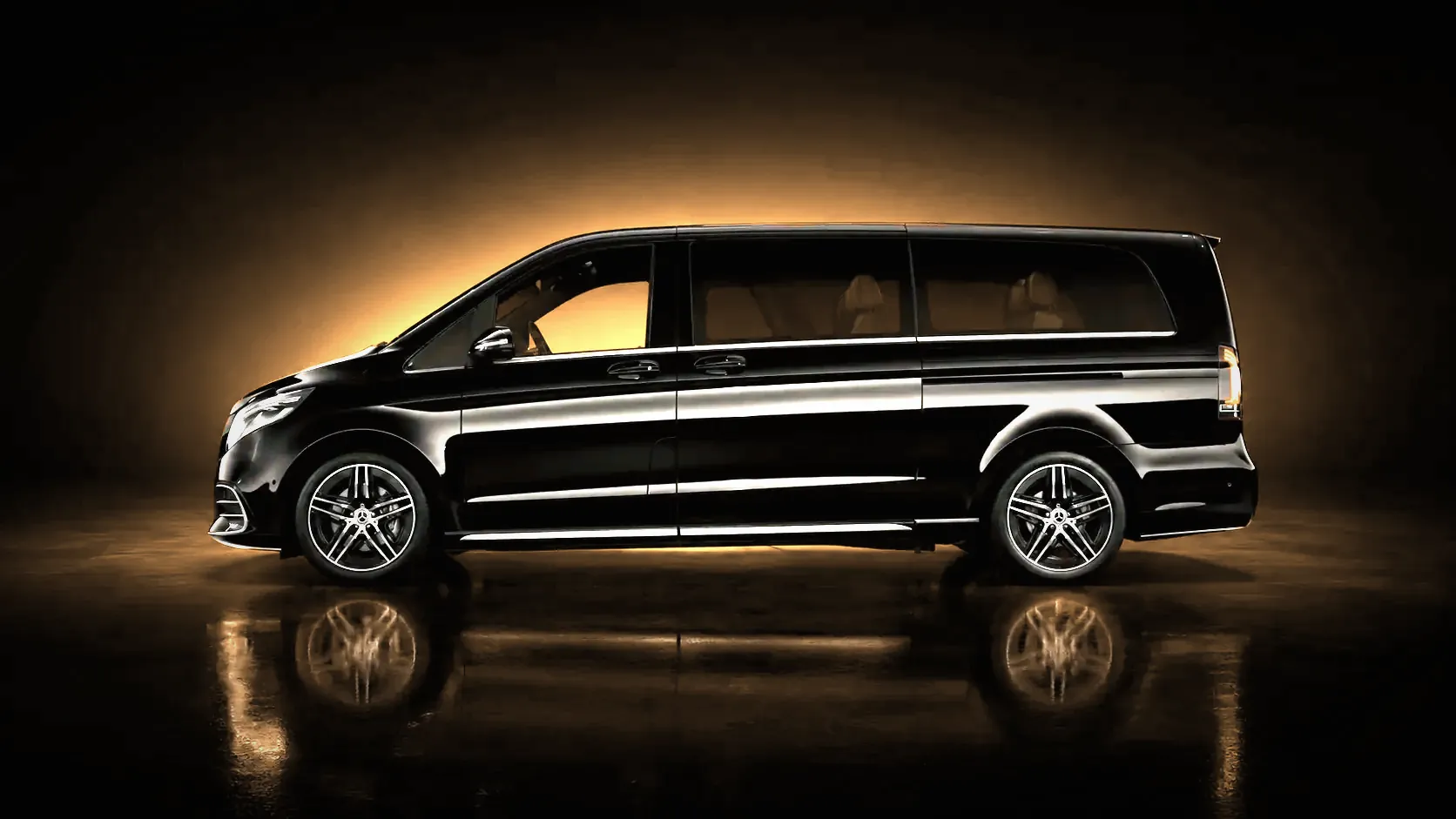 Mercedes V-Class, side profile view
